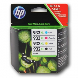 HP no.932 XL + 933 XL pack original C2P42AE