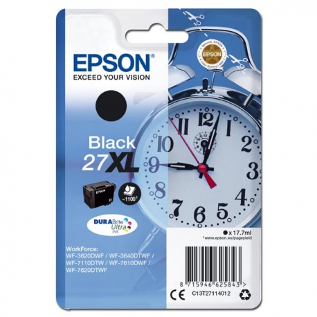 Epson 27XL C13T27114012 BK 17,7ml originál